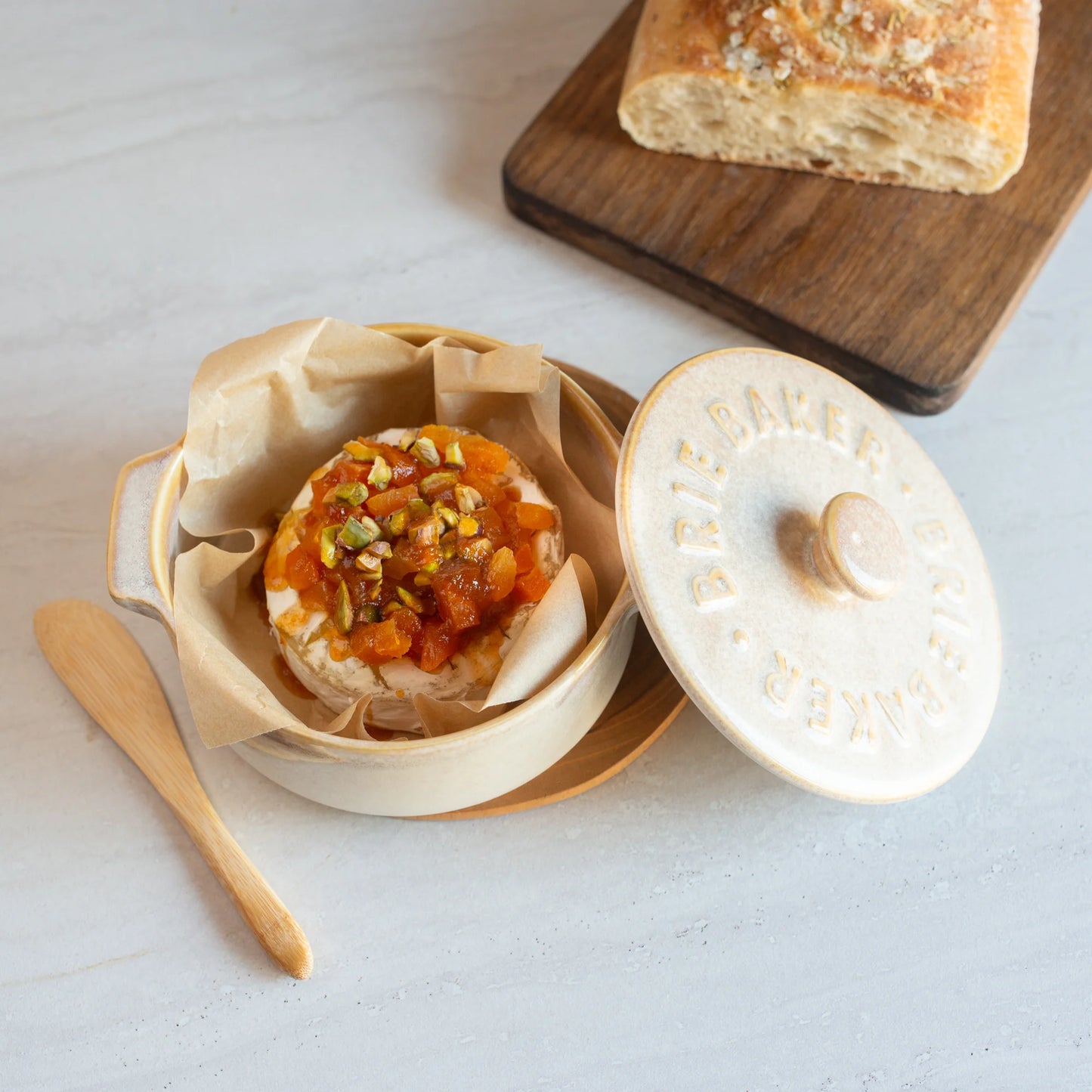 Loire Cer Brie Baker - Olive or Natural