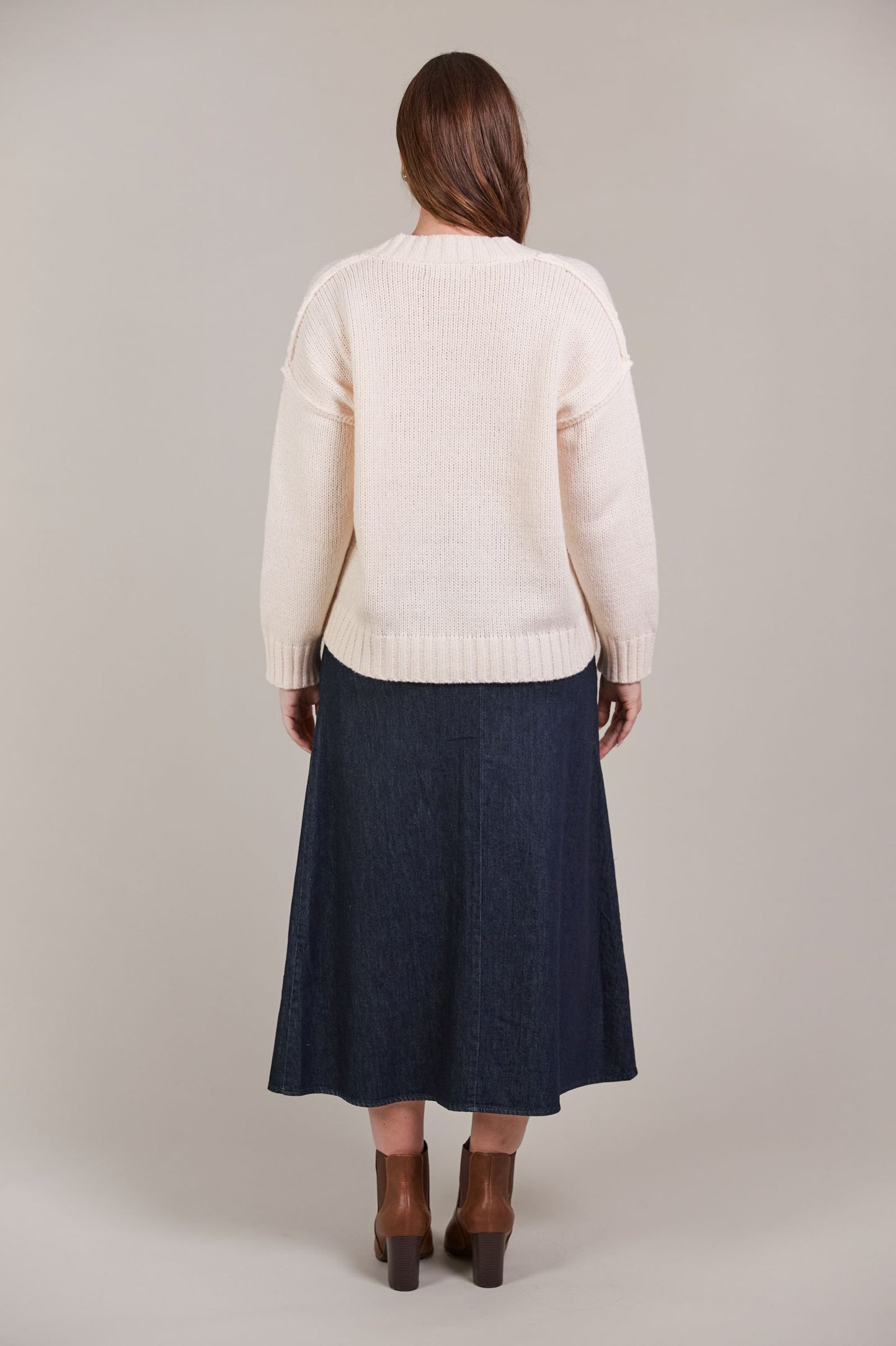 Katana Cardigan - Ecru by eb&ive