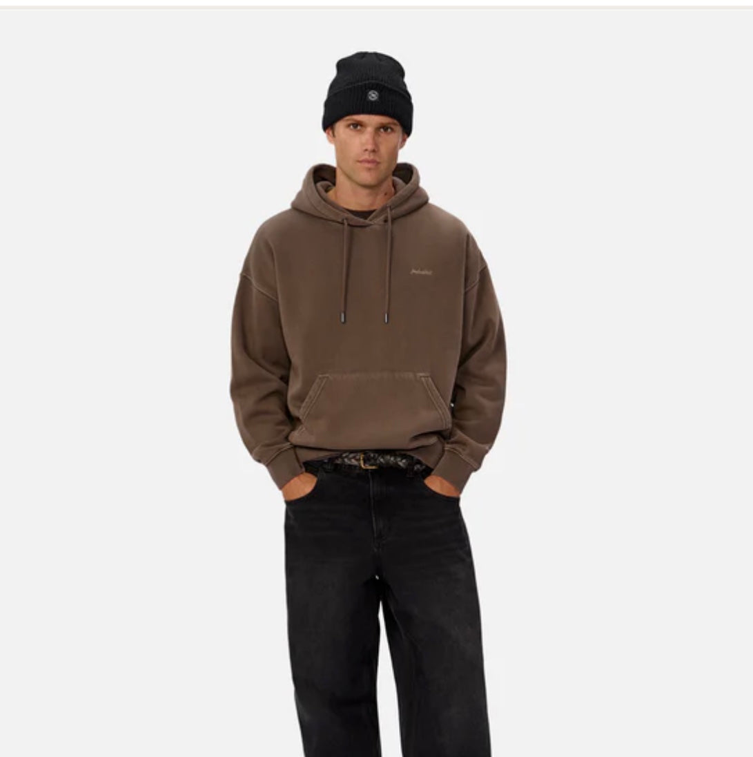 The New Del Sur Washed Hoodie - Mocha 25 by Industrie Clothing