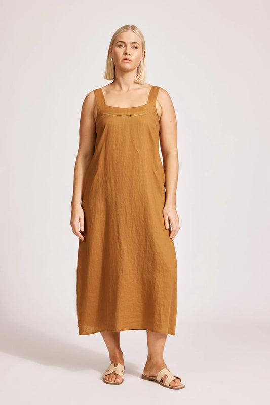 MIRAMAR TANK MAXI DRESS - CARAMEL by eb&ive