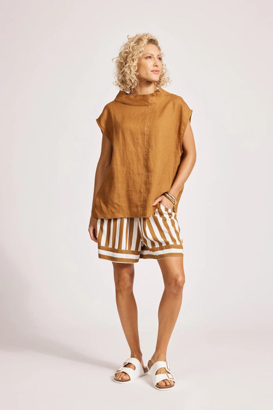 MIRAMAR TOP - CARAMEL by eb&ive