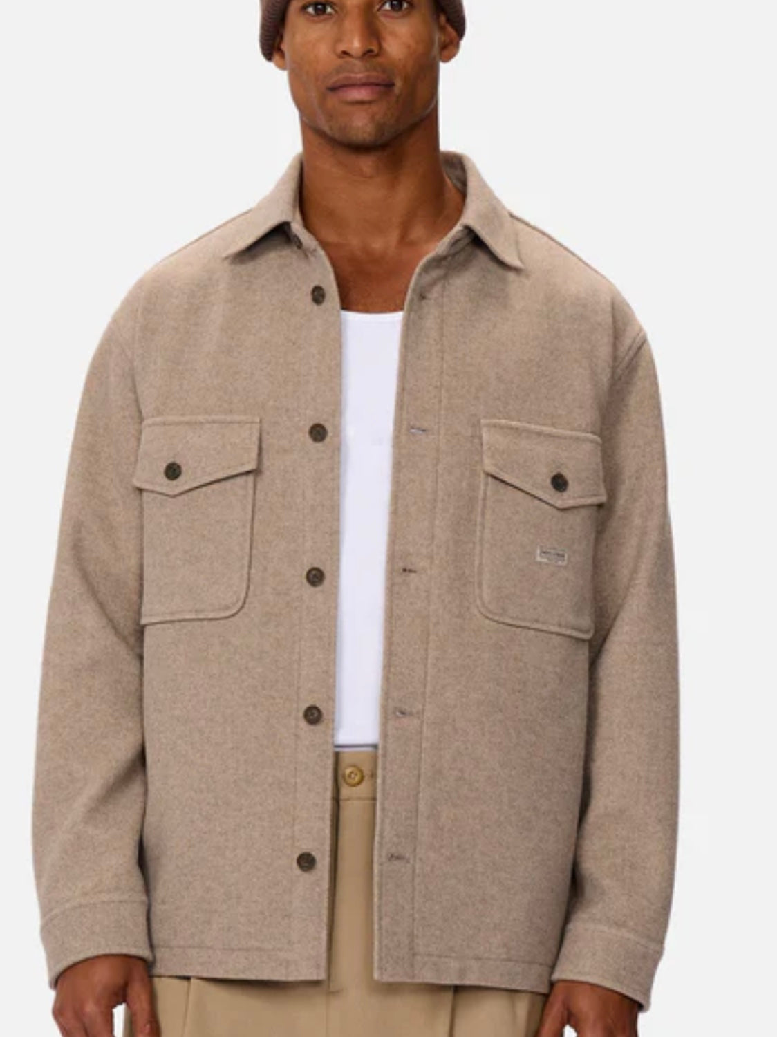 The New Coleman Jacket by Industrie Clothing - Taupe