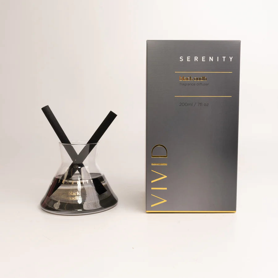 VIVID BLACK OUDH 200ML DIFFUSER