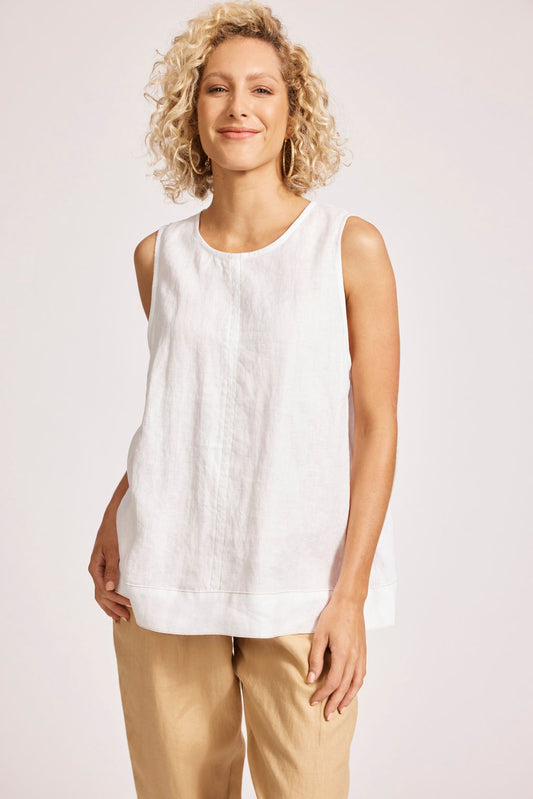MIRAMAR TANK TOP - WHITE by eb&ive