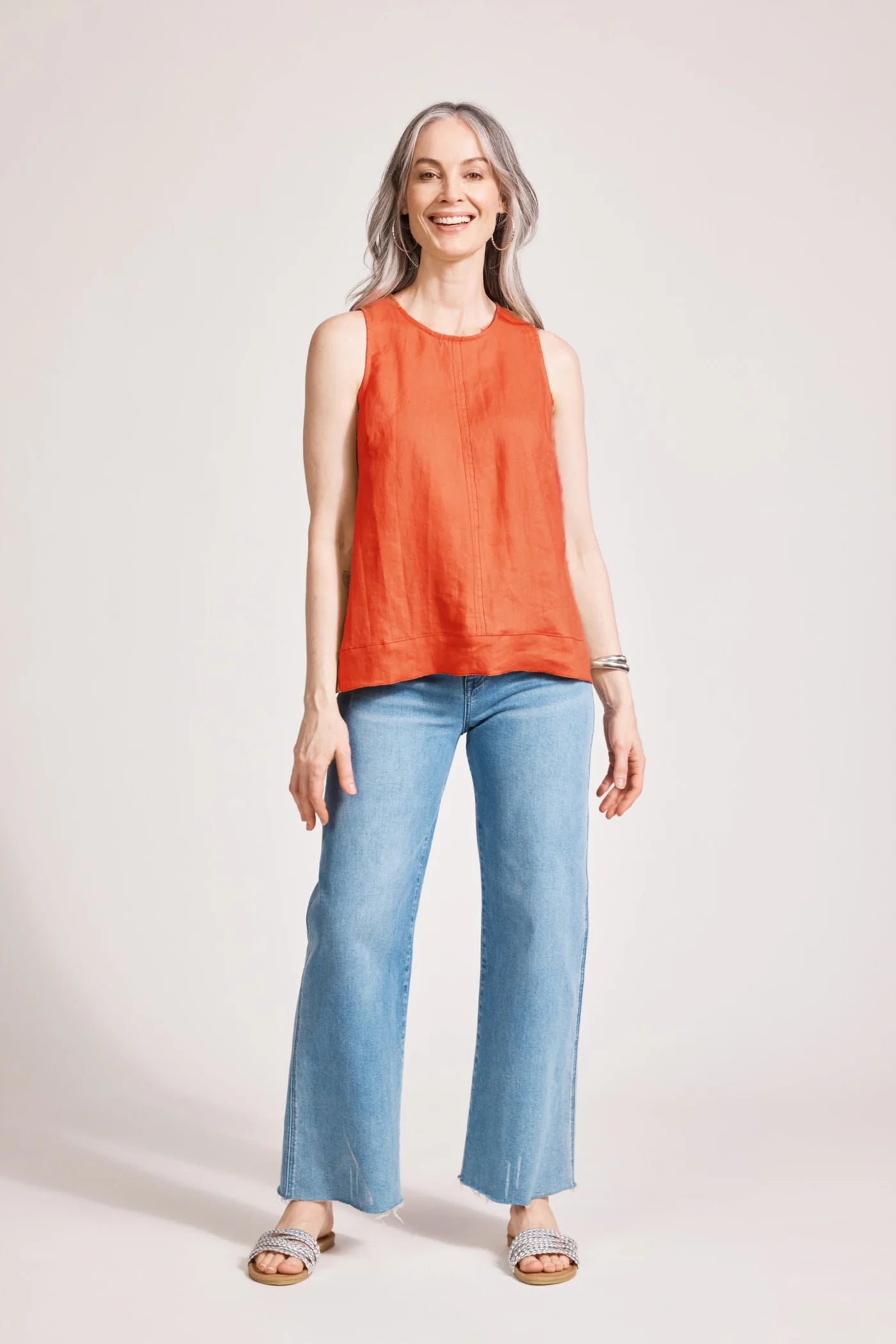 MIRAMAR TANK TOP - CORAL by eb&ive