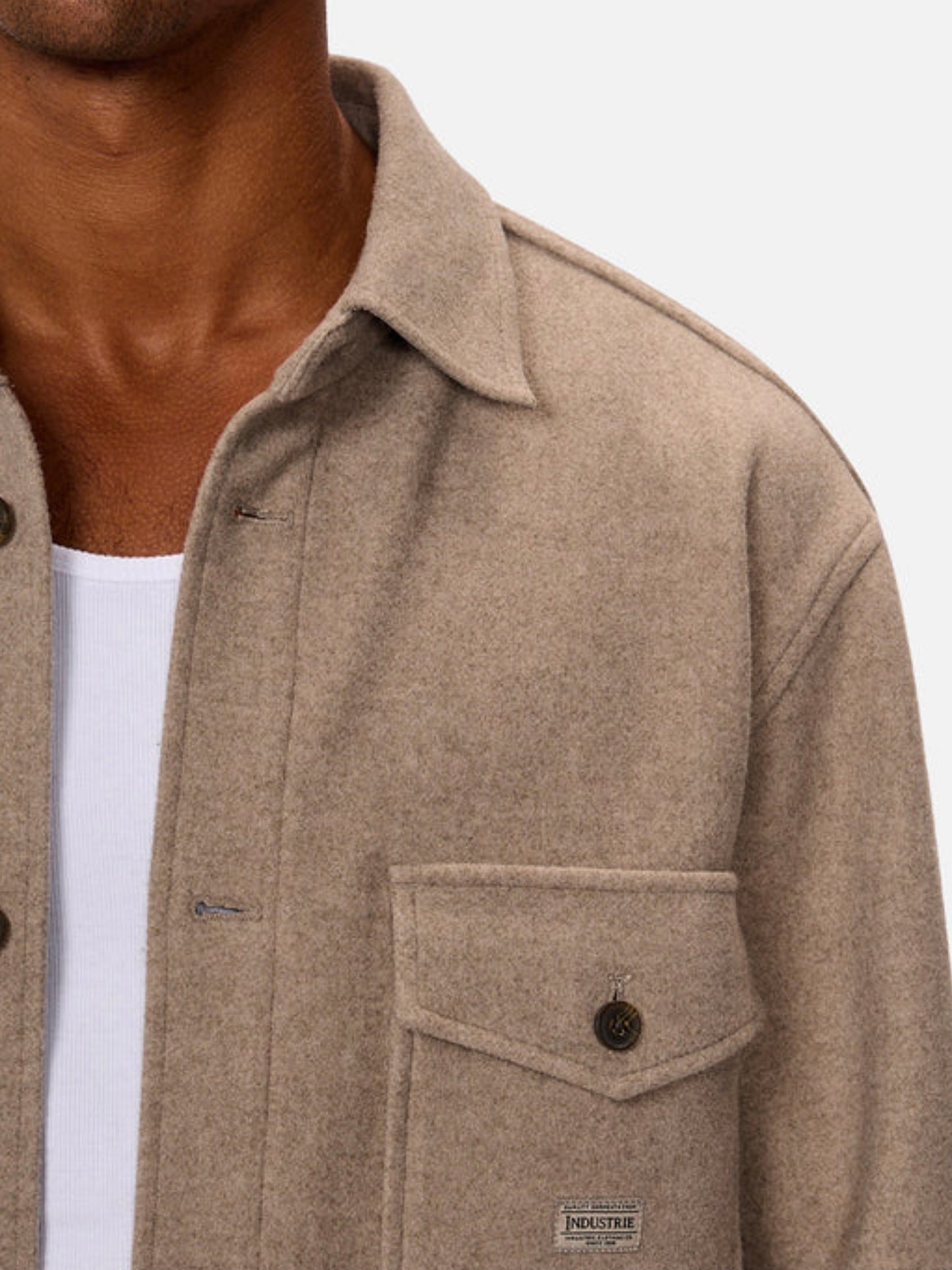 The New Coleman Jacket by Industrie Clothing - Taupe