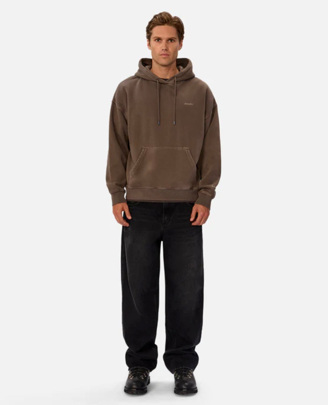The New Del Sur Washed Hoodie - Mocha 25 by Industrie Clothing
