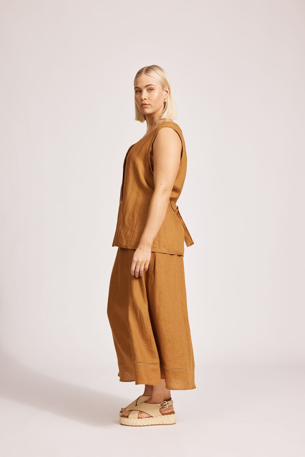 MIRAMAR VEST - CARAMEL by eb&ive