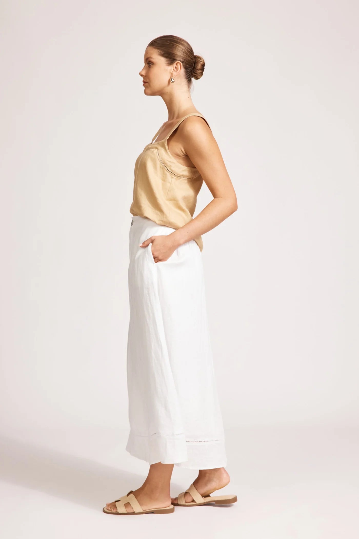 MIRAMAR MAXI SKIRT - WHITE by eb&ive