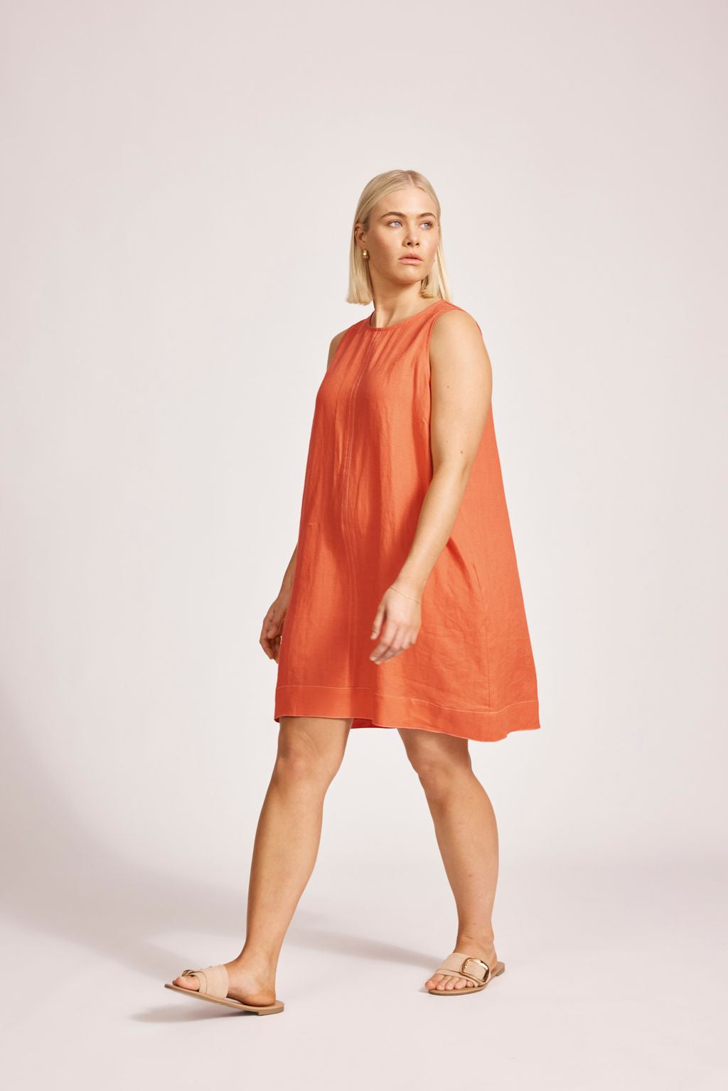 MIRAMAR TANK DRESS - CORAL by eb&ive