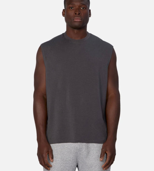 The Freeman Sleeveless Tee - Onyx by Industrie clothing
