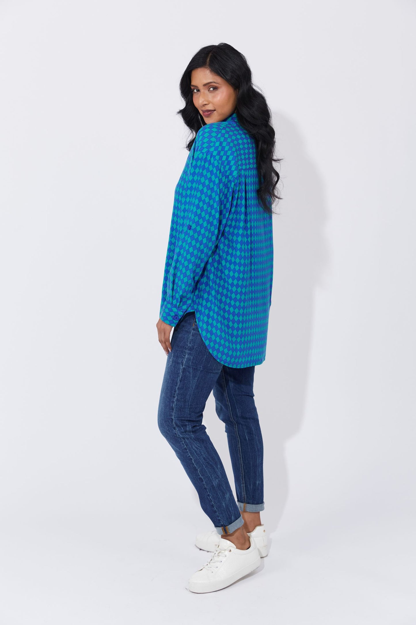 Casablanca Shirt - Blue/Oasis by Haven