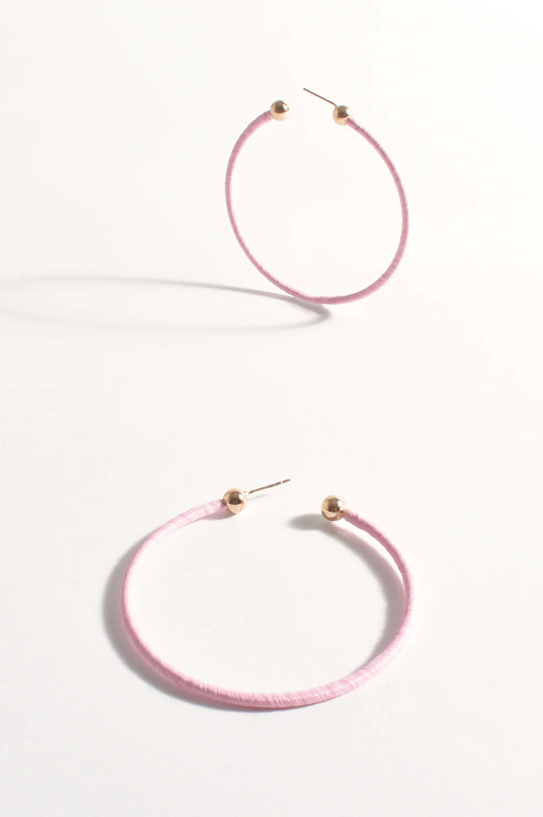 Wrapped Hoop Earrings by Adorne 3 colours available