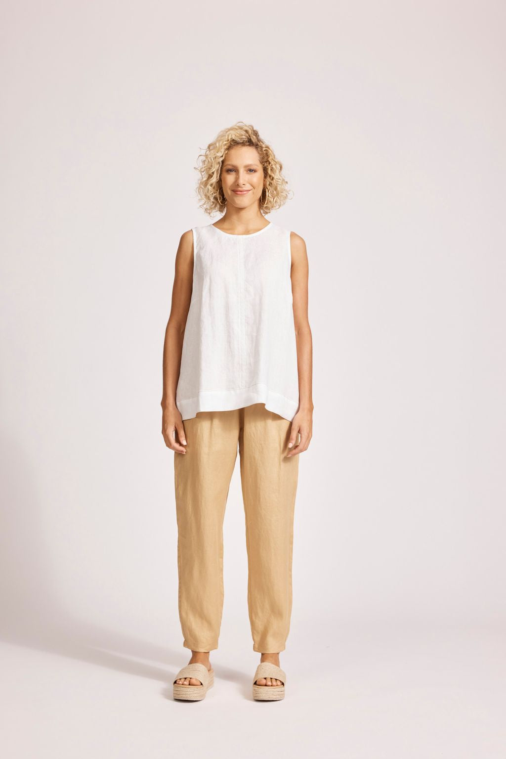 MIRAMAR TANK TOP - WHITE by eb&ive