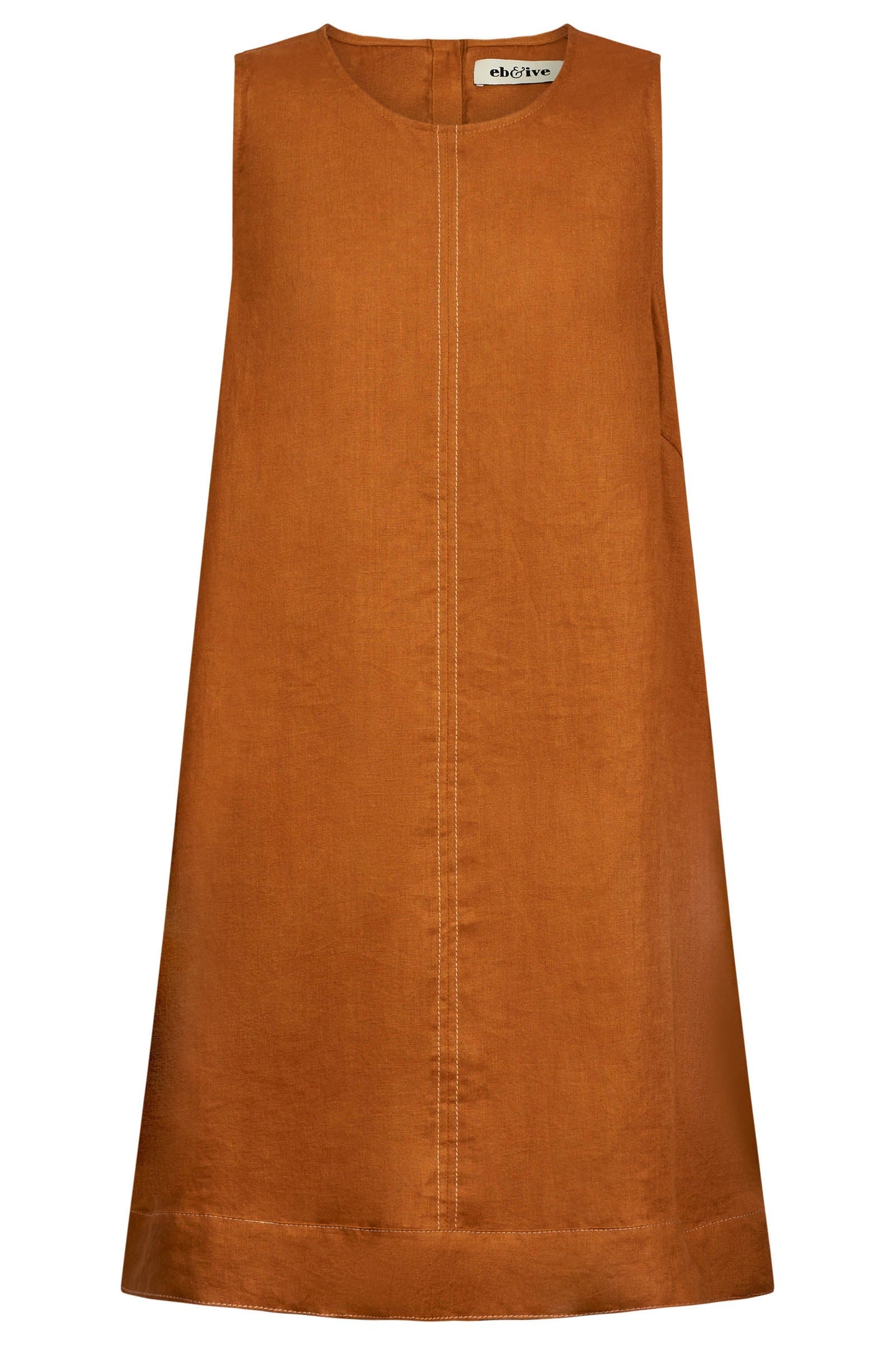 MIRAMAR TANK DRESS - CARAMEL by eb&ive
