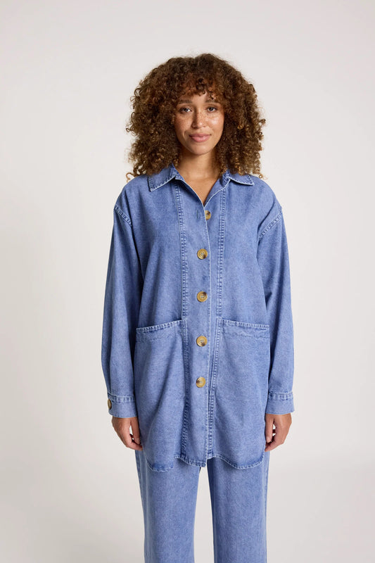 BODHI DENIM JACKET - DENIM by Eb&ive