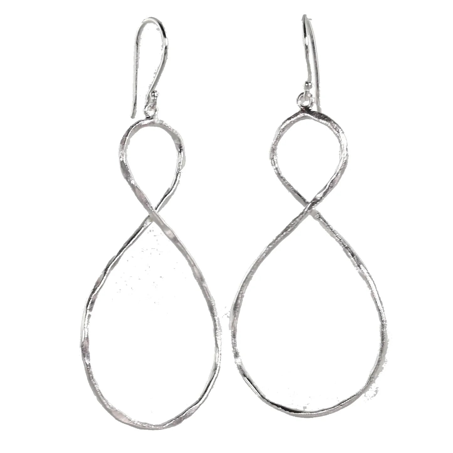 Silver Wash Earrings by Melanie Woods
