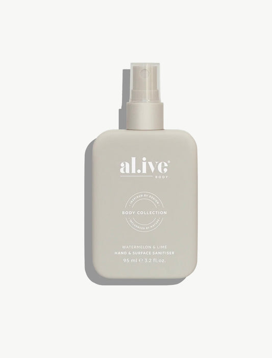 Al.ive Body Hand & Surface Sanitiser Spray - Watermelon & Lime