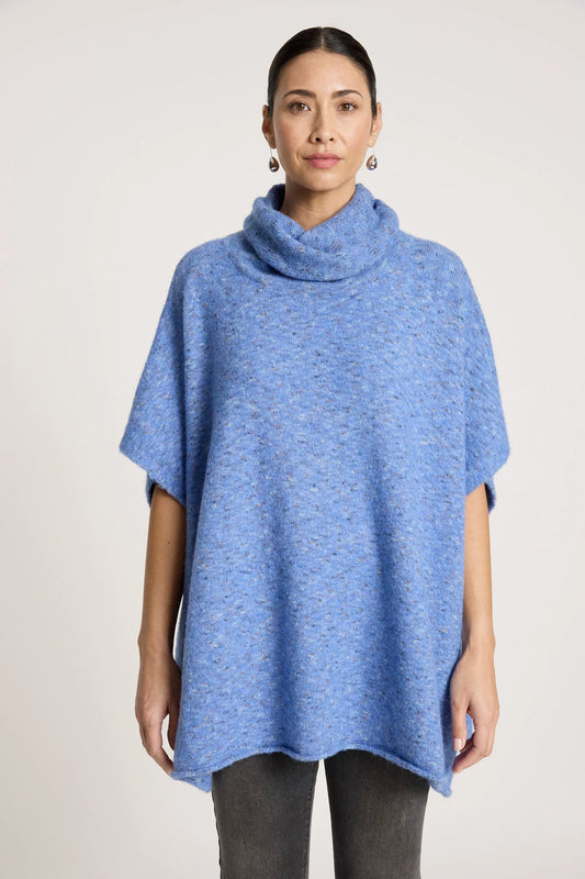 ZARDA PONCHO - LAKE by Eb&ive