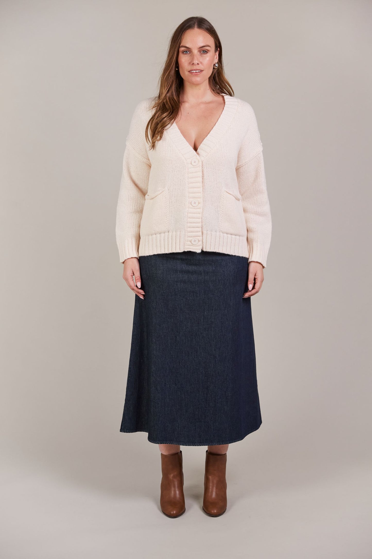 Katana Cardigan - Ecru by eb&ive