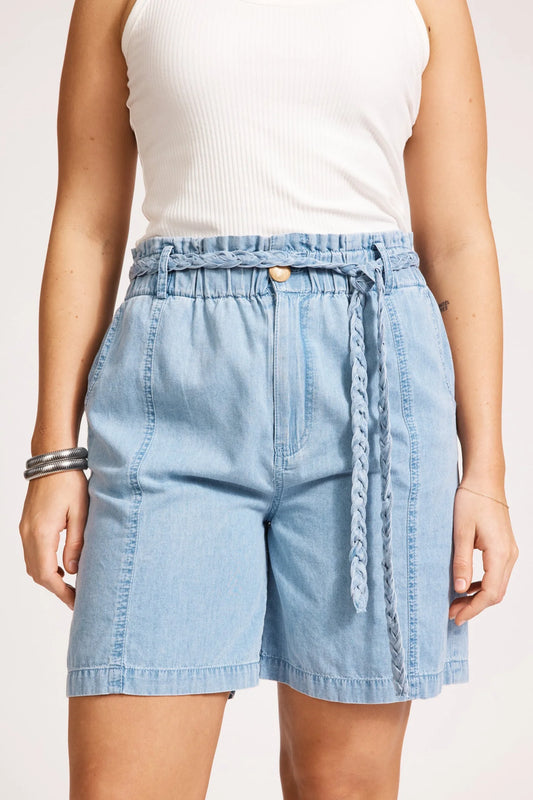 MELENIA DENIM SHORT - DENIM by eb&ive