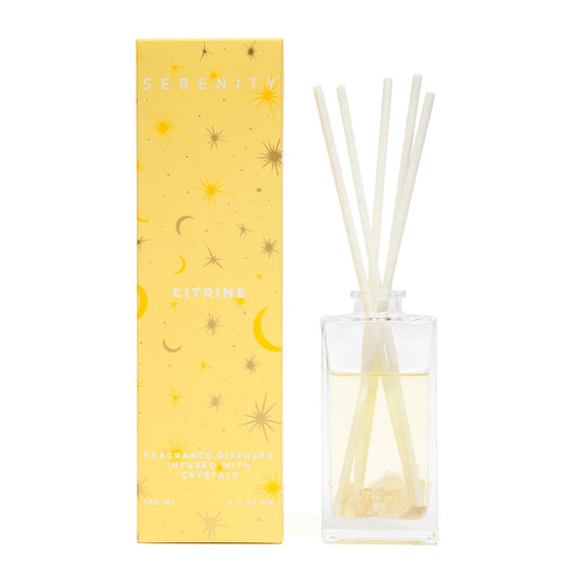 Citrine Diffuser Infused With Crystals