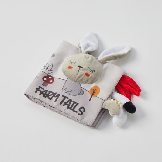 Farm Tails & Jungle Animals Fabric Books - Jiggle & Giggle