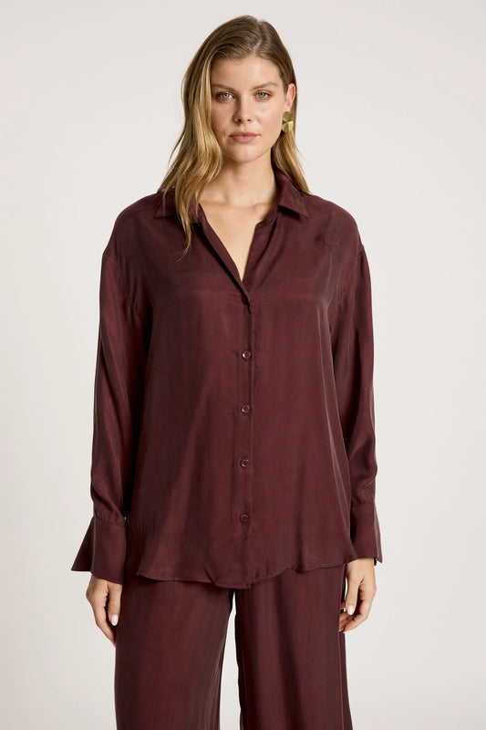 CALISTA SHIRT - MAHOGANY by Eb&ive