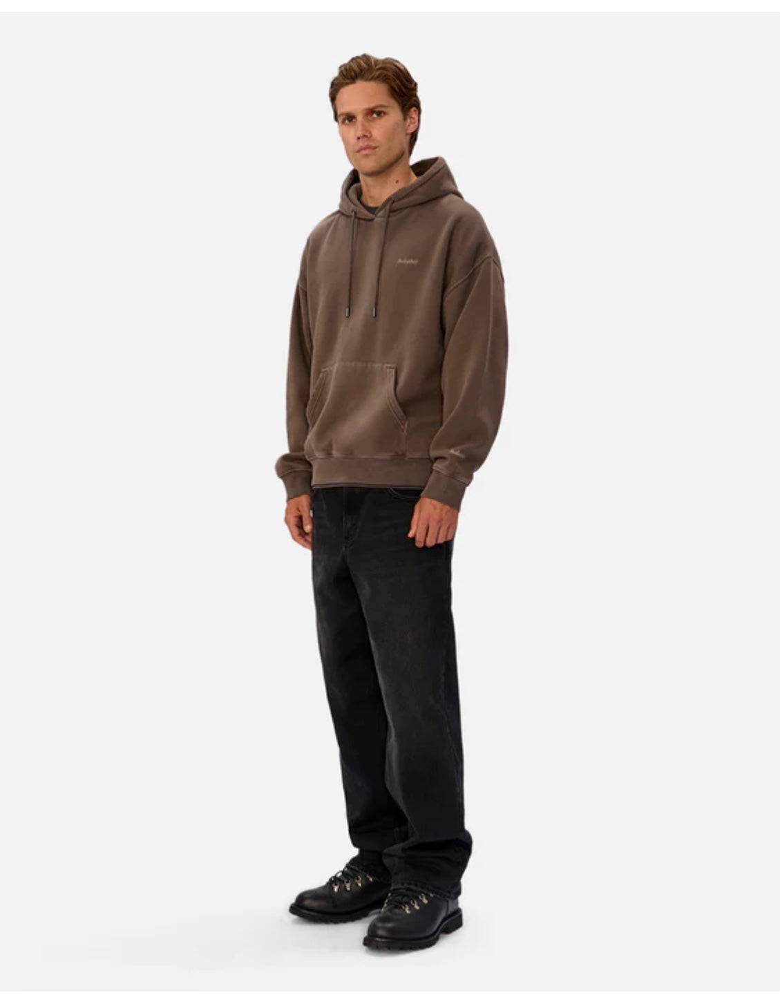 The New Del Sur Washed Hoodie - Mocha 25 by Industrie Clothing