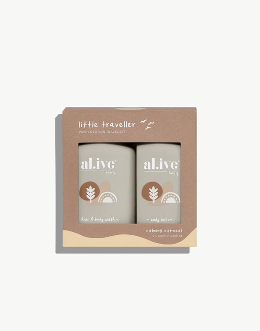 Al.ive Body Little Traveller- Baby Wash & Lotion Set