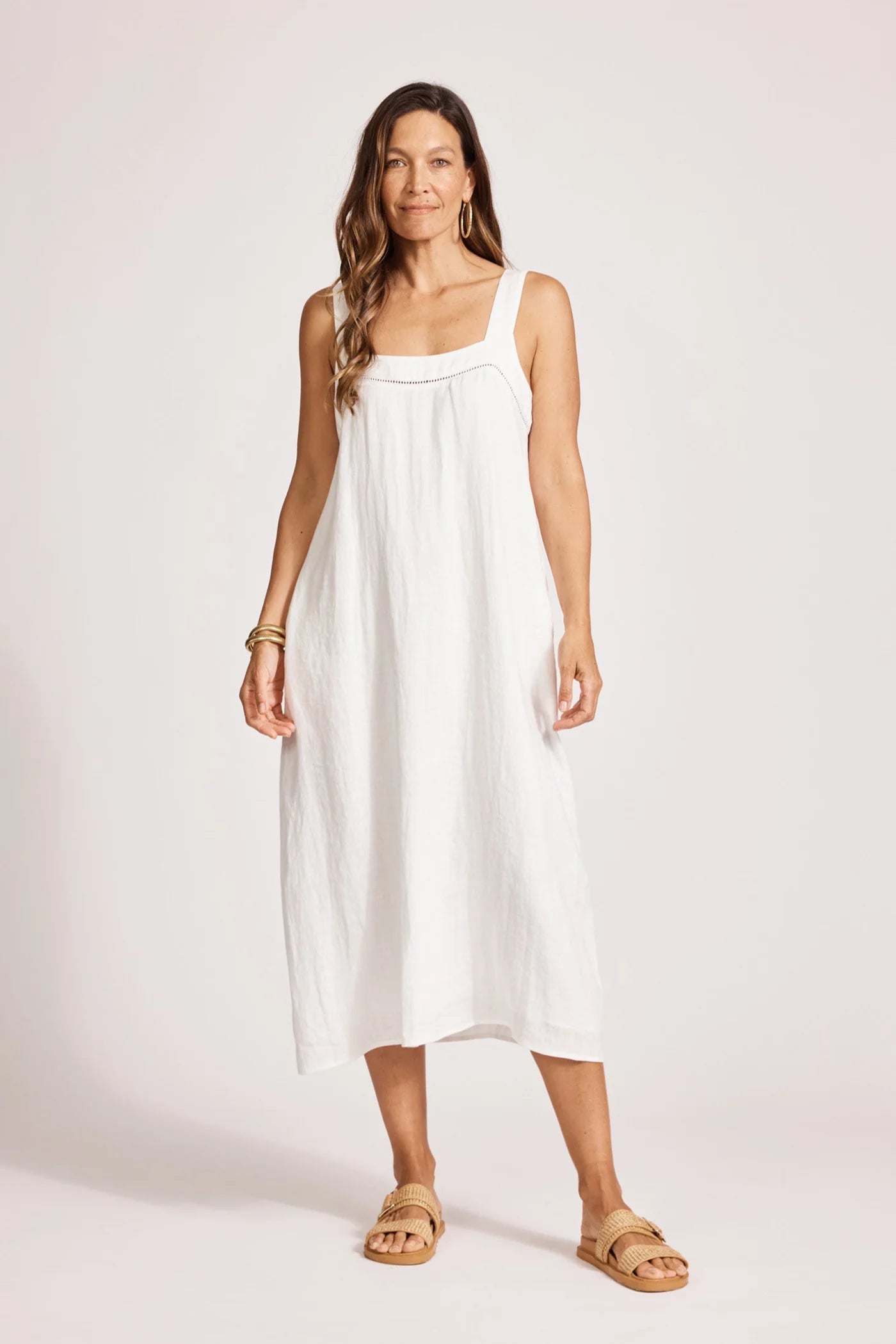MIRAMAR TANK MAXI DRESS - WHITE by eb&ive