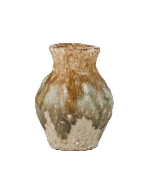 Labasa Vase Sm 10.5x15cm Olive Ceramic