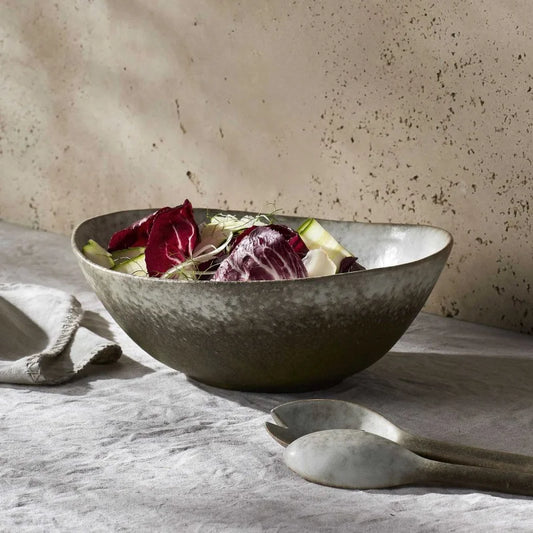 Stoneware Deep Oval Bowl - Dusk