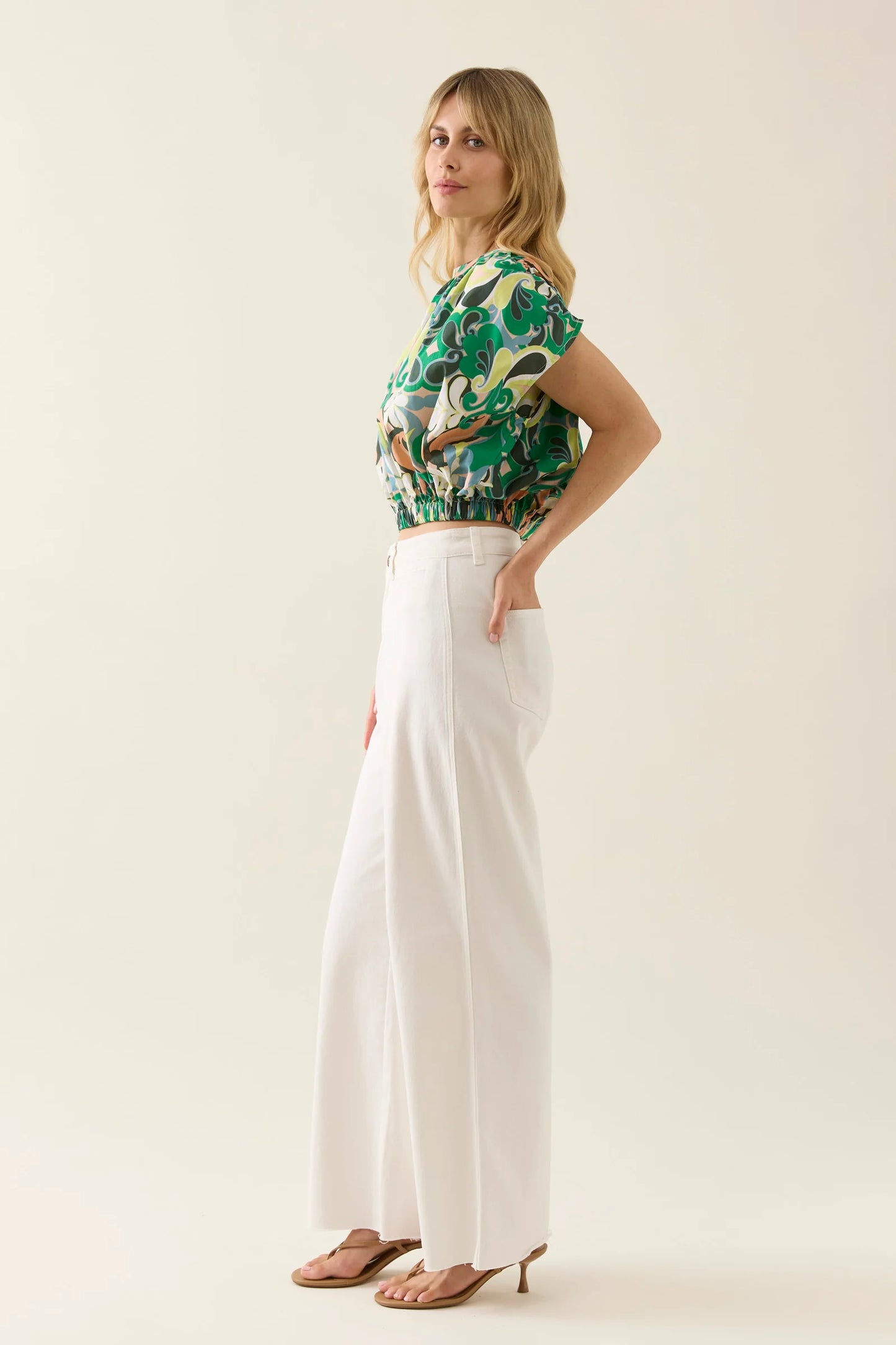 Aurora Reversible Crop Top - Paisley by IsleOfMine