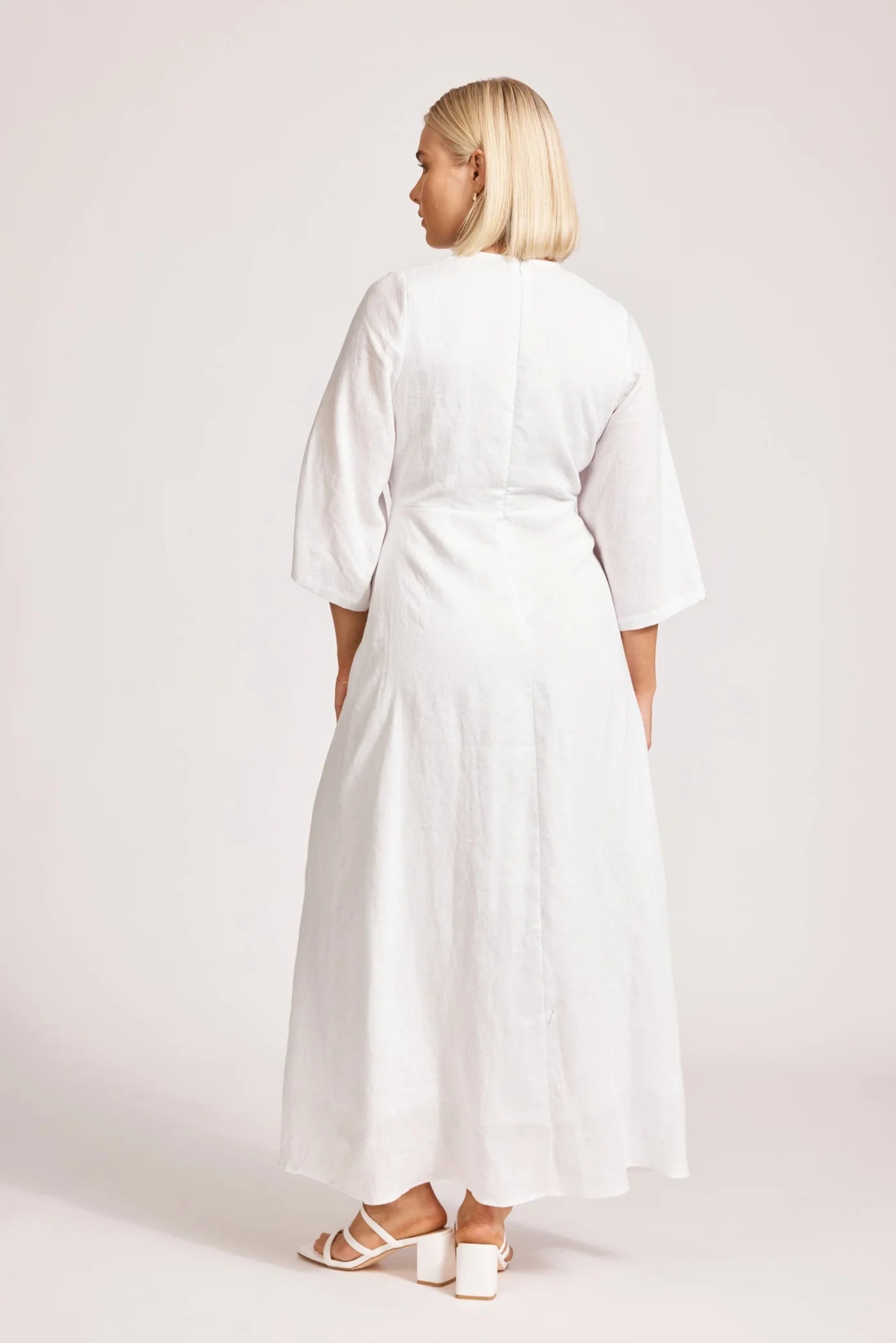 MIRAMAR TWIST MAXI DRESS - WHITE by eb&ive