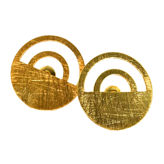 Euro Gold Earrings by Melanie Woods