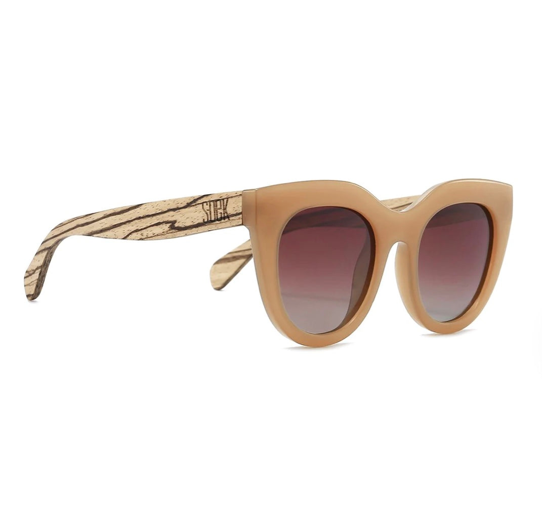 Milla Caramel Brown Sunglasses by Soek