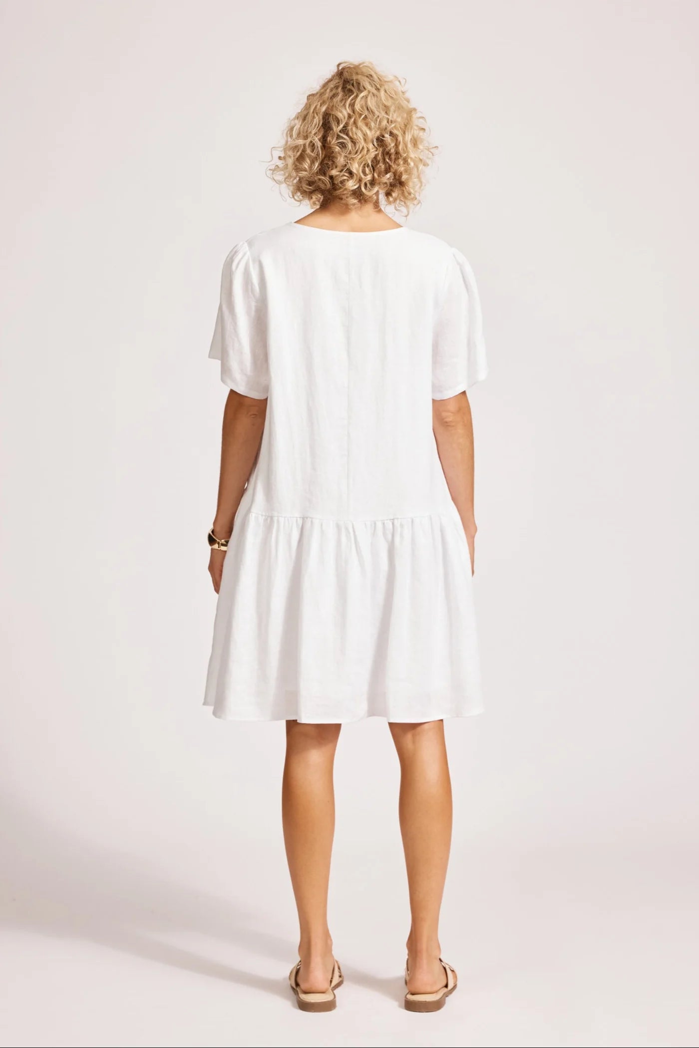 MIRAMAR MIDI DRESS - WHITE by eb&ive