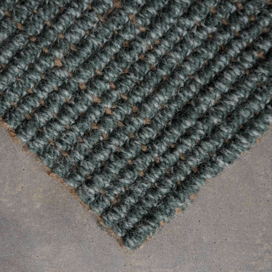 Carter Forest Wool & Jute Mat by Zebra Home