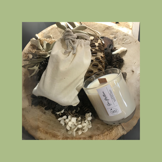 Lychee & Peony Wood Wick Candle
