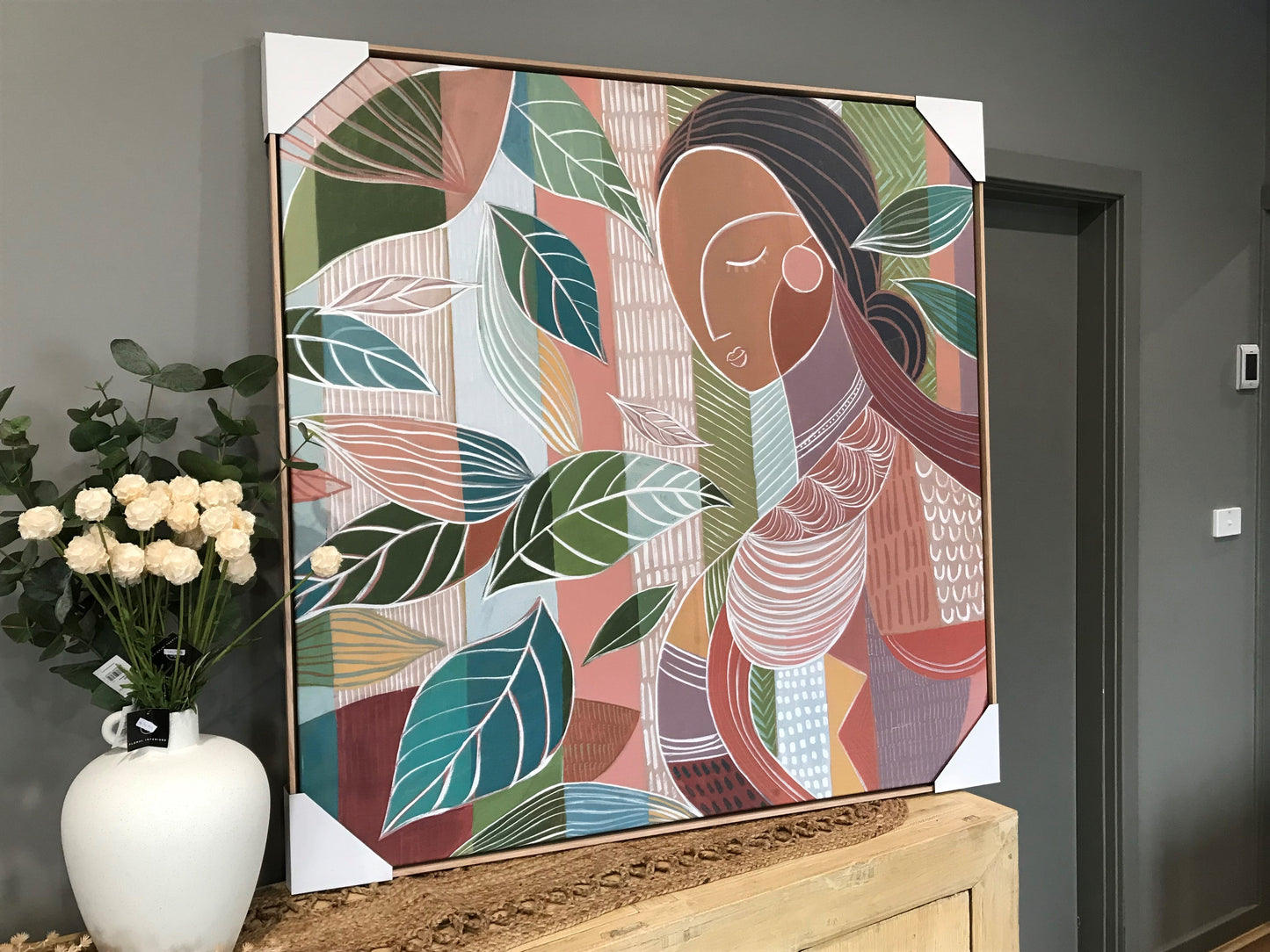 Cooper Black Framed Artwork - Cellini