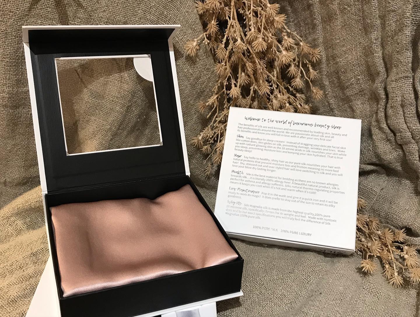 Silk Magnolia Pillowcase