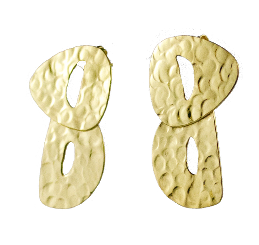 Euro Gold Earrings by Melanie Woods