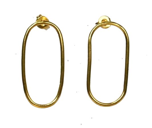 Euro Gold Earrings by Melanie Woods