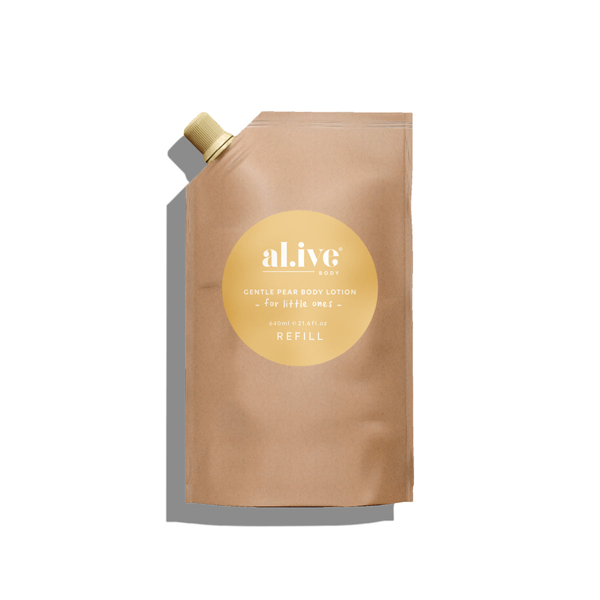 Alive Body Baby Lotion Refill Gentle Pear 640ML