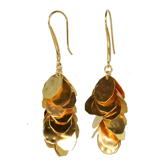 Euro Gold Earrings by Melanie Woods