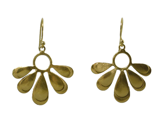 Euro Gold Earrings by Melanie Woods