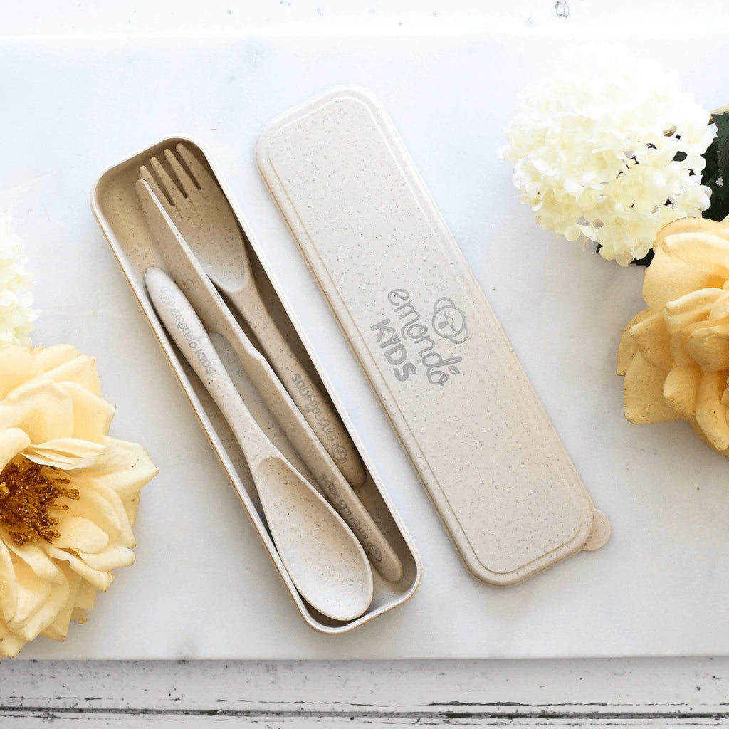 Eco Friendly Cutlery Set (Fork, Spoon, Knife and storage box)