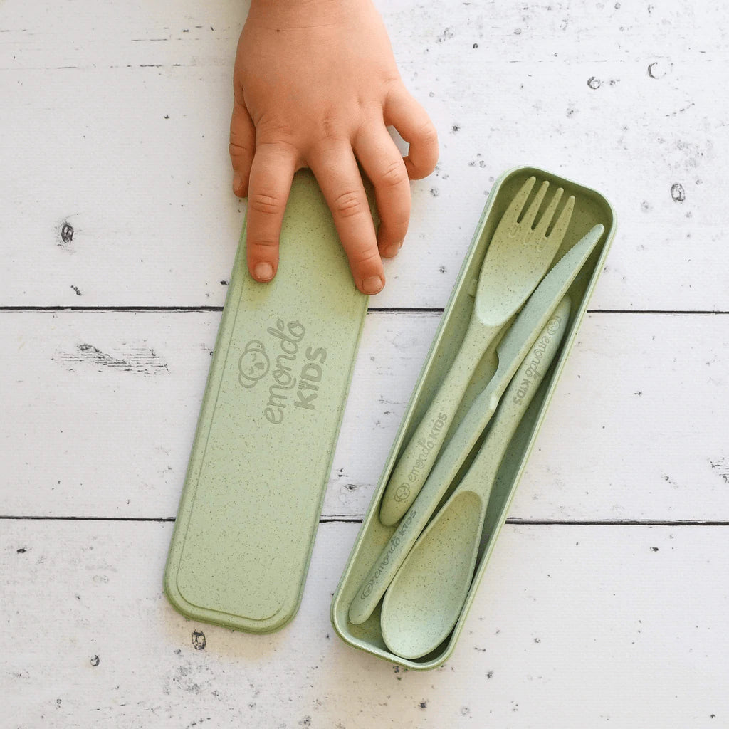 Eco Friendly Cutlery Set (Fork, Spoon, Knife and storage box)