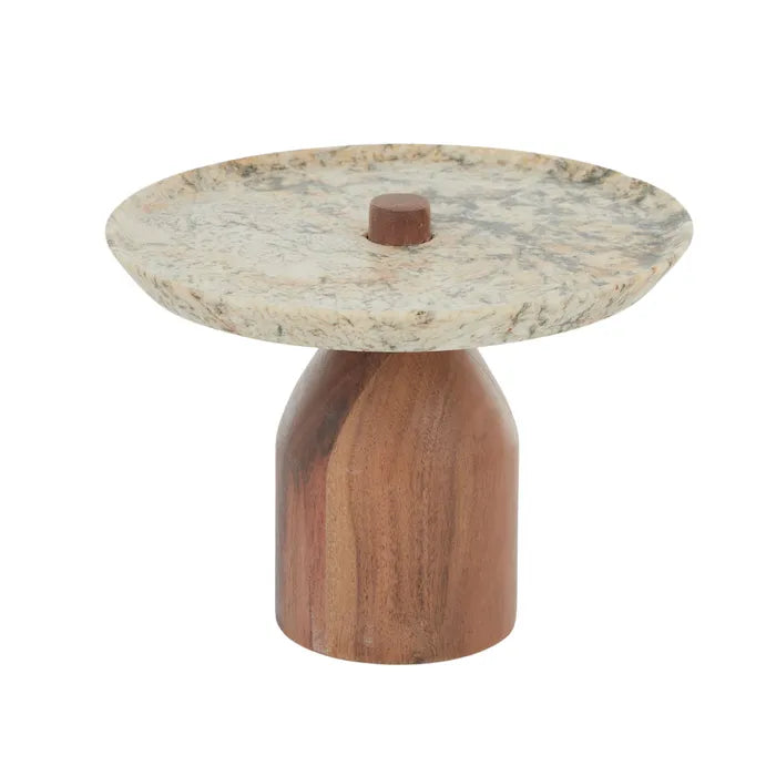 Elena Granite Footed Plate